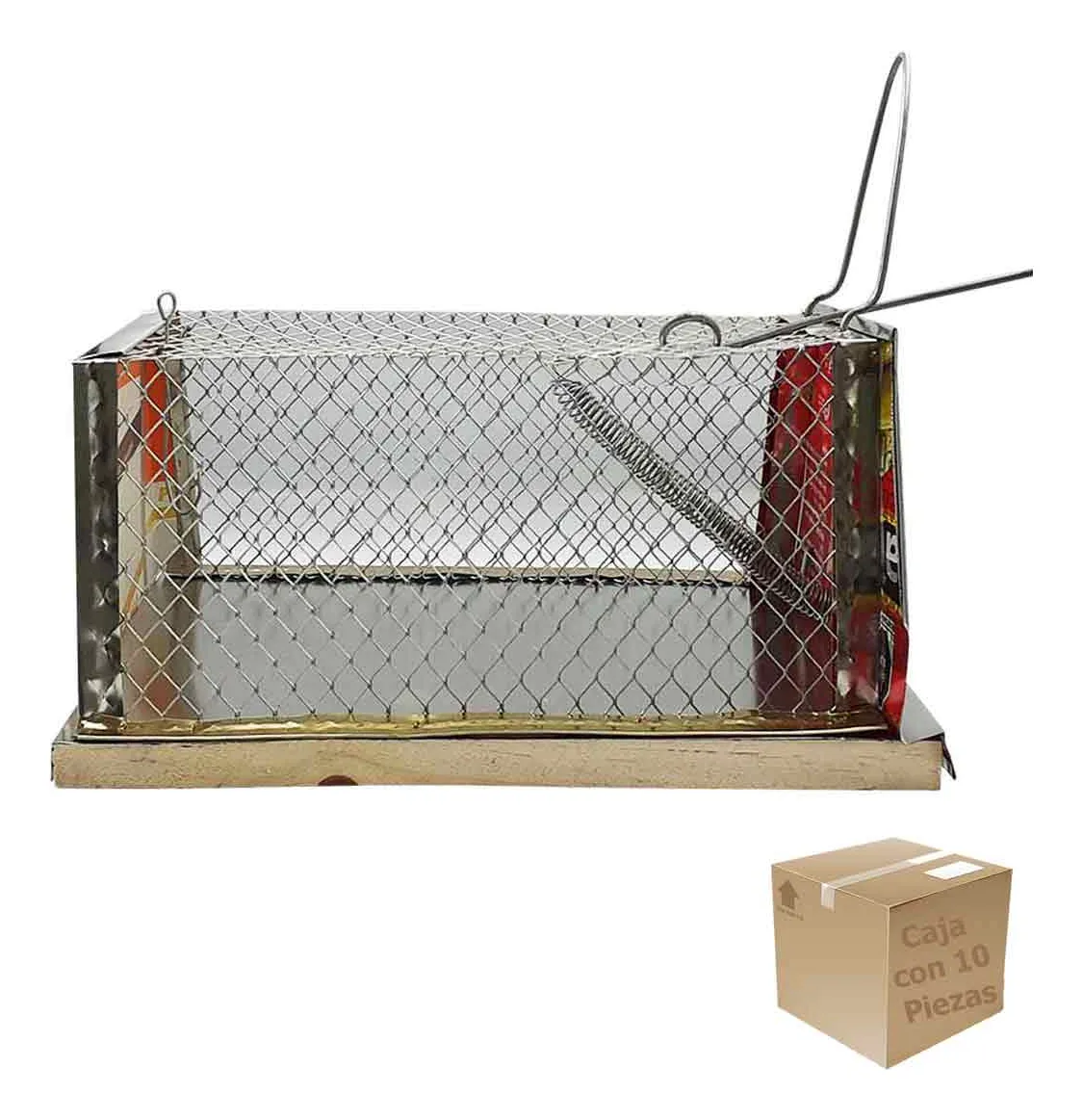 TRAMPA DE  RATON DE JAULA MADERA