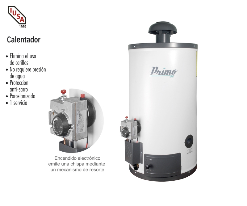 CALENTADOR PRIMO 40LTS IUSA